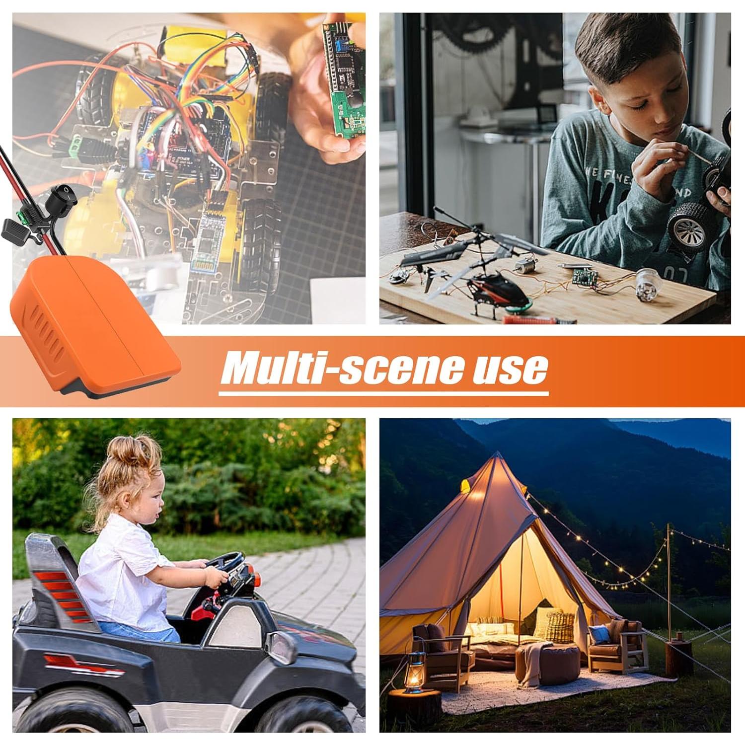 Adaptador URUN para Batería Black+Decker 20V MAX 30A