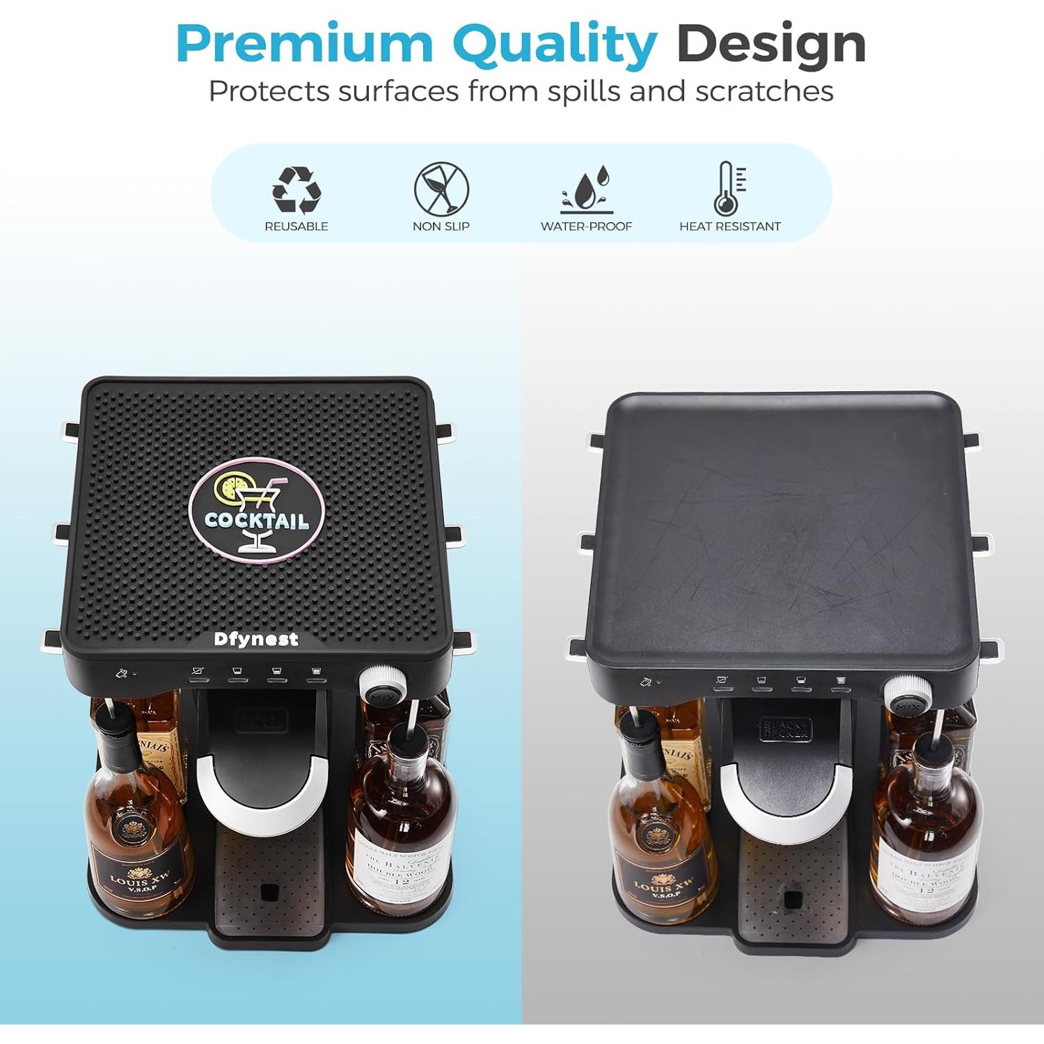 Dfynest Bar Mat para BEV Black+Decker, PVC Colorido