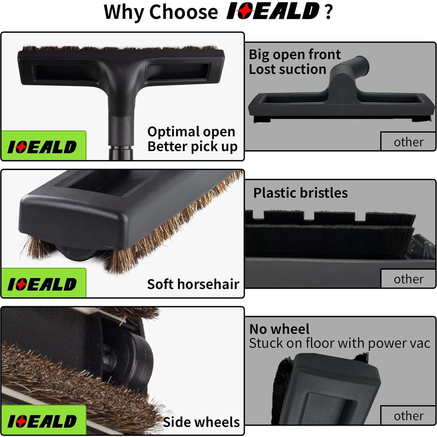 Cepillo de Piso 12" IOEALD para Aspiradora Shark 32mm