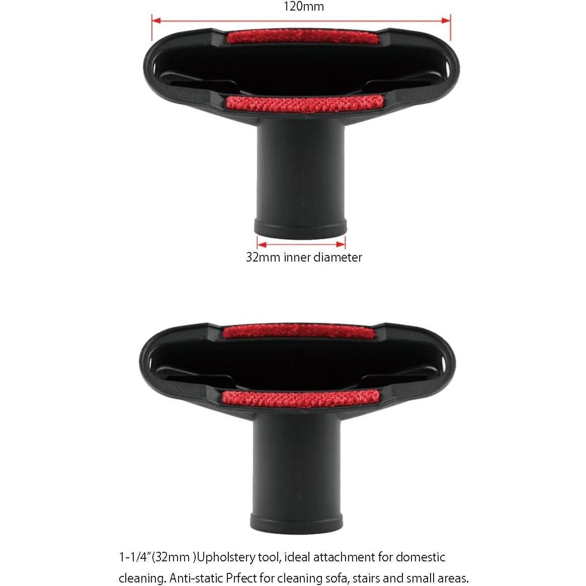 Kit de Accesorios para Aspiradora GIBTOOL 10 Piezas