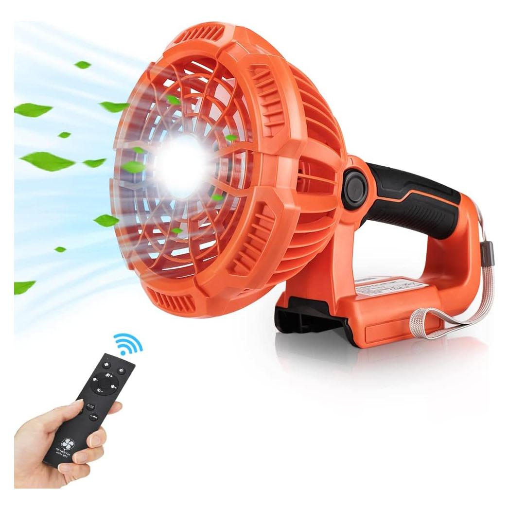 Ventilador de Mano YEX-BUR 20V Inalámbrico con Control Remoto