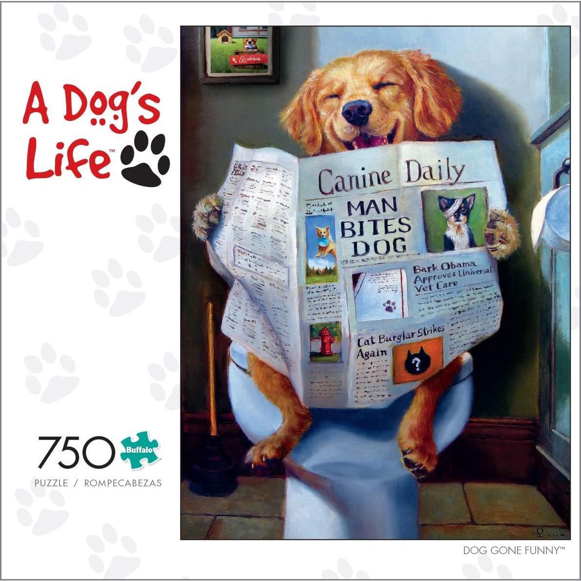 Rompecabezas 750 Piezas Buffalo Games Perro Divertido 61x46cm