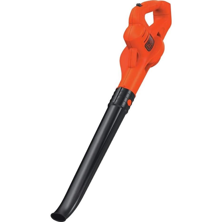 BLACK+DECKER Cordless Leaf Blower with Battery and Charger 20V MAX, Electric Leaf Blower 130 mph Air Speed, Lightweight Design (LSW221)