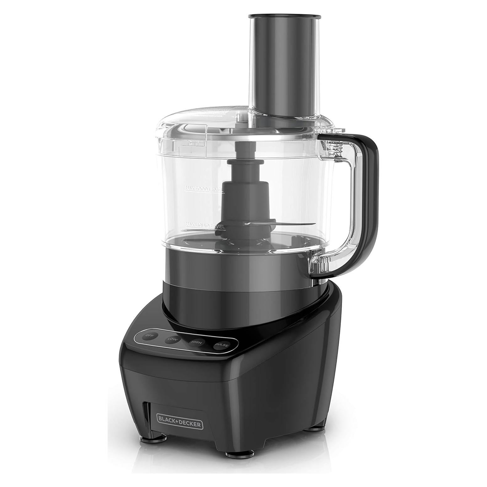Procesador de Alimentos BLACK+DECKER 8 Tazas 450W Acero Inoxidable