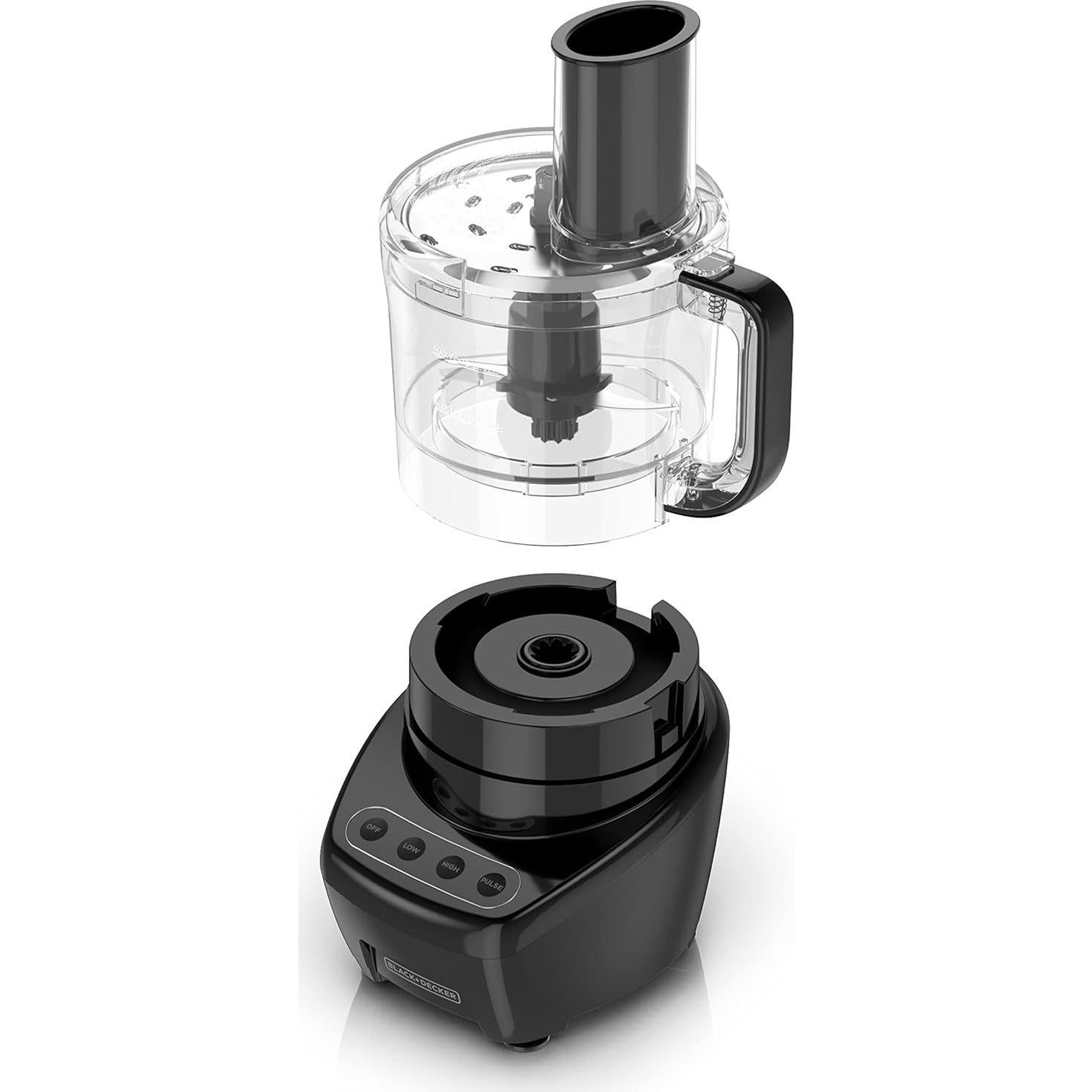 Procesador de Alimentos BLACK+DECKER 8 Tazas 450W Acero Inoxidable