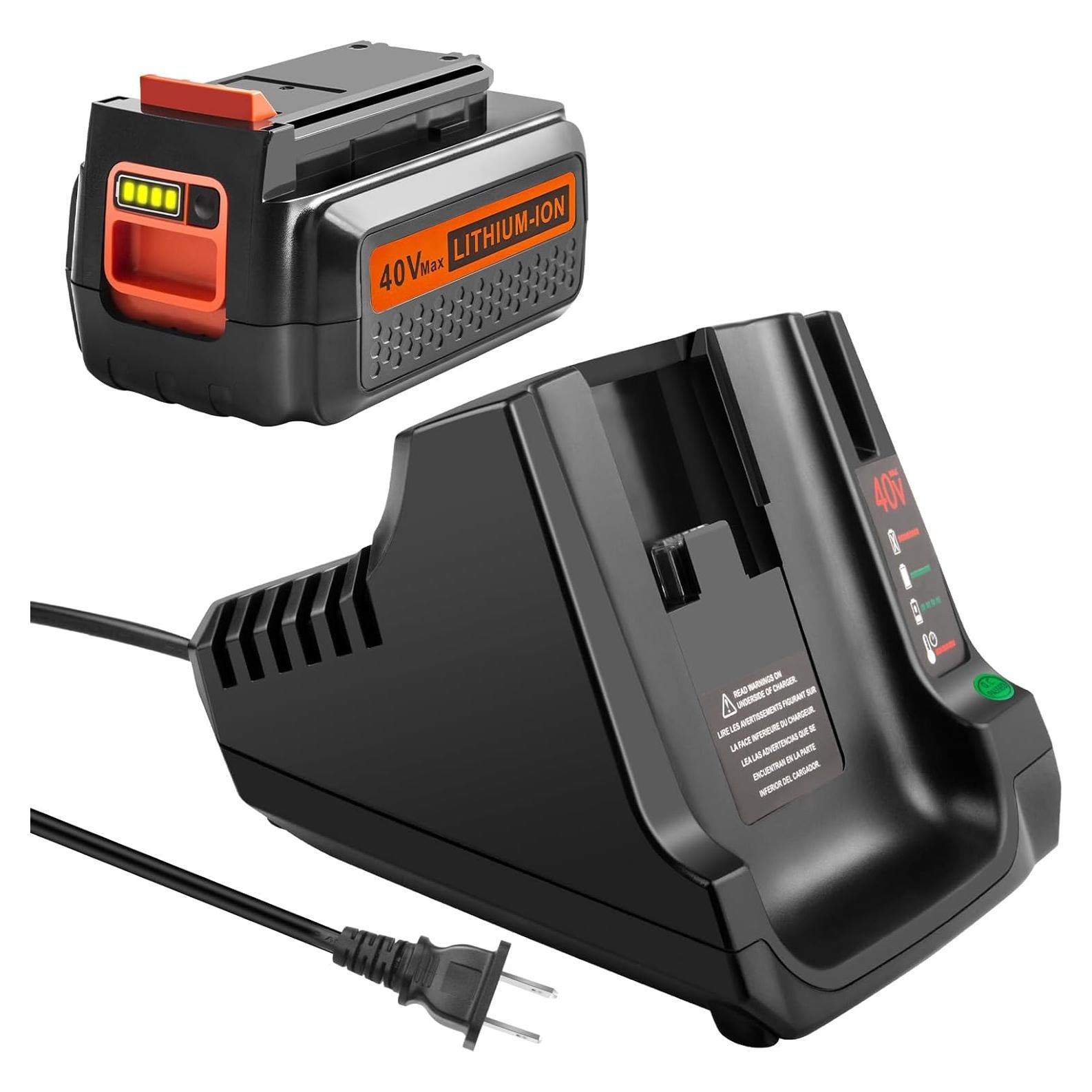 Batería de litio 3000mAh Black and Decker 40V + Cargador