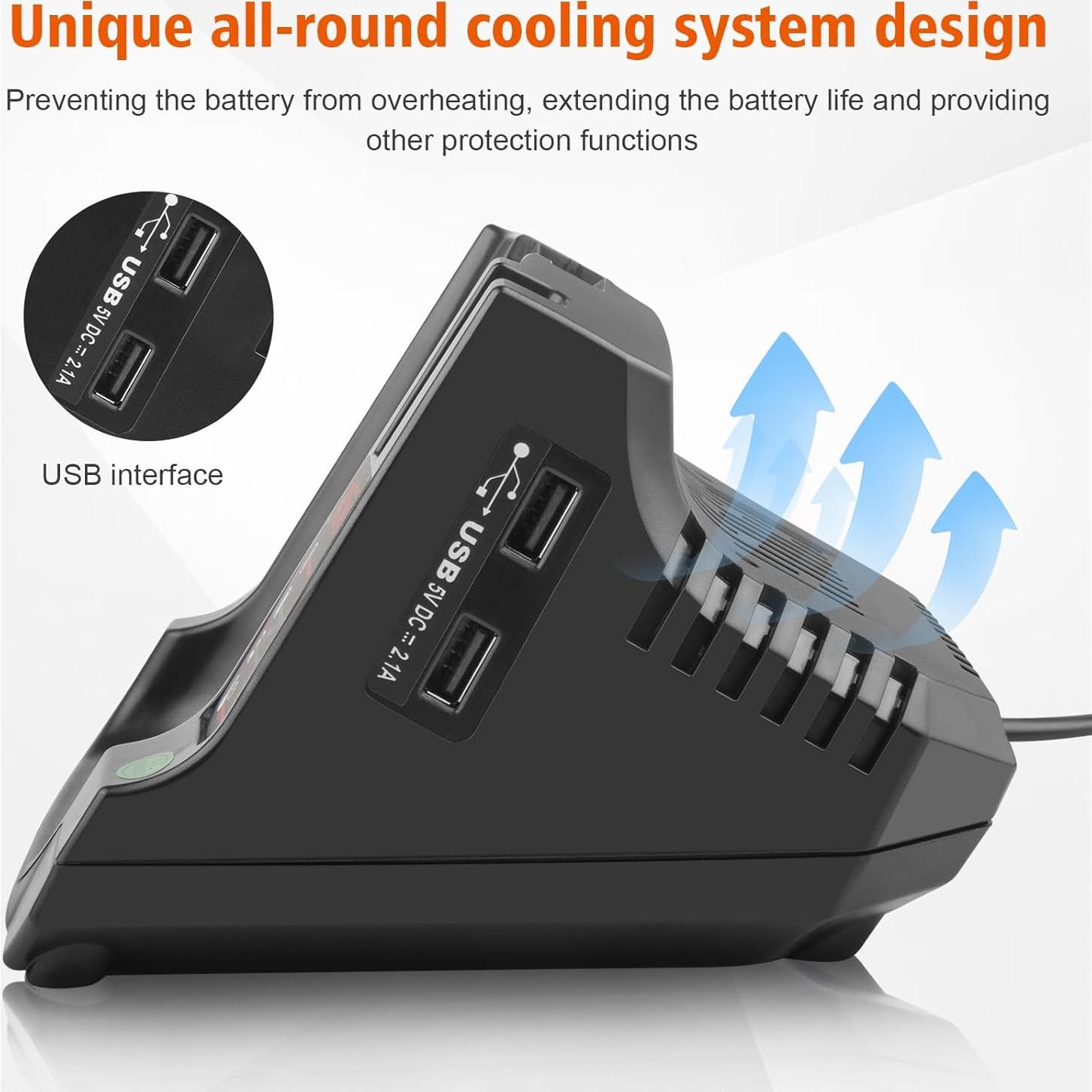 Batería de litio 3000mAh Black and Decker 40V + Cargador