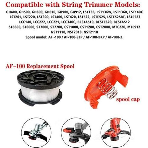 Carrete de Reemplazo AF-100 para Desmalezadora Black y Decker