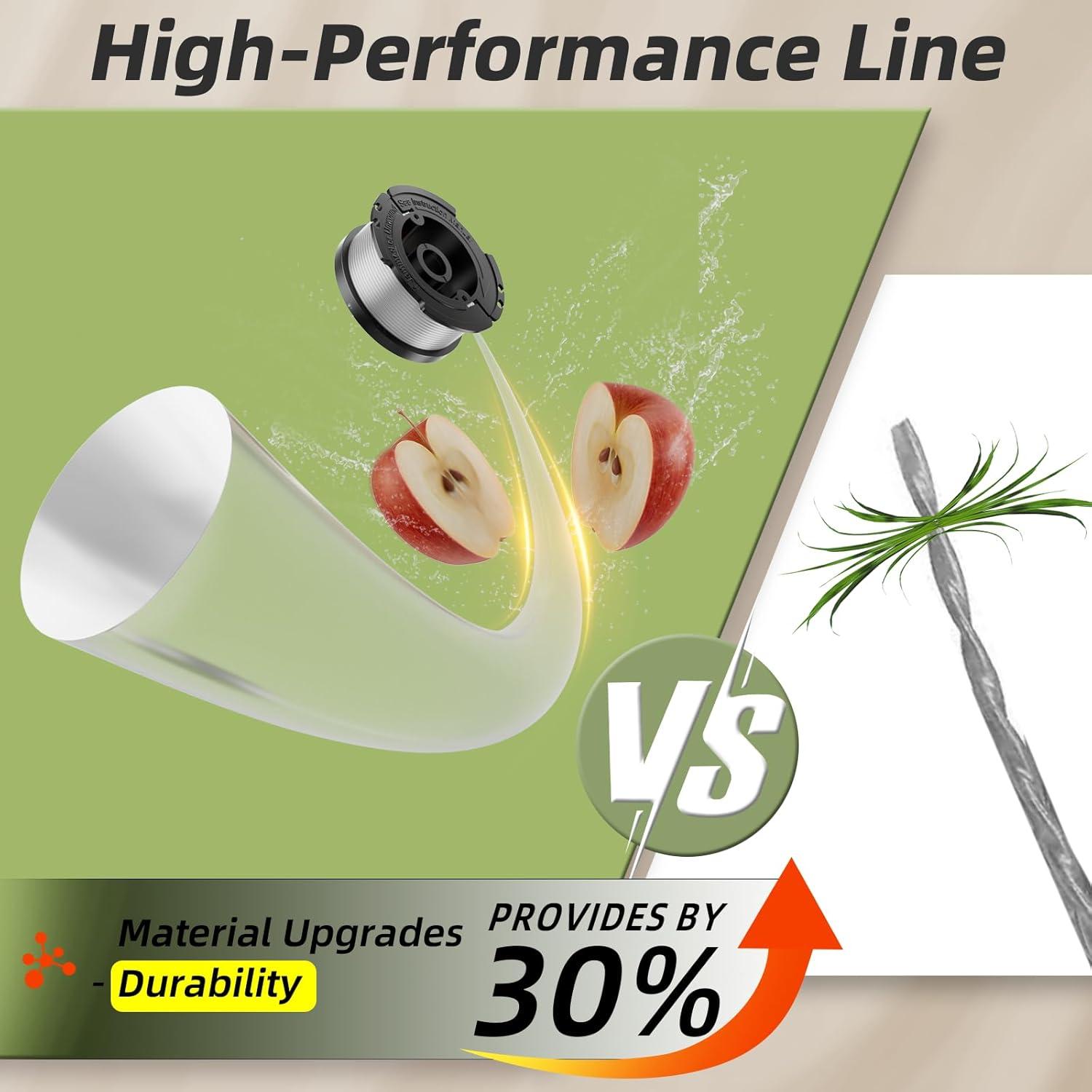 7 Carretes AF-100 Black and Decker + Tapa RC-100-P