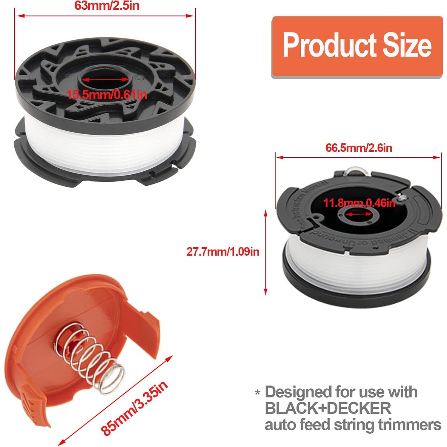Carrete AF-100 TOPEMAI Compatible Black & Decker 30ft