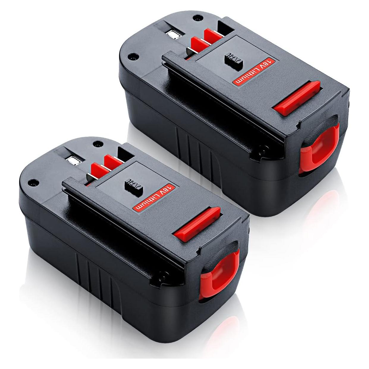 Batería HPB18 4800mAh 2Pack para Black and Decker 18V