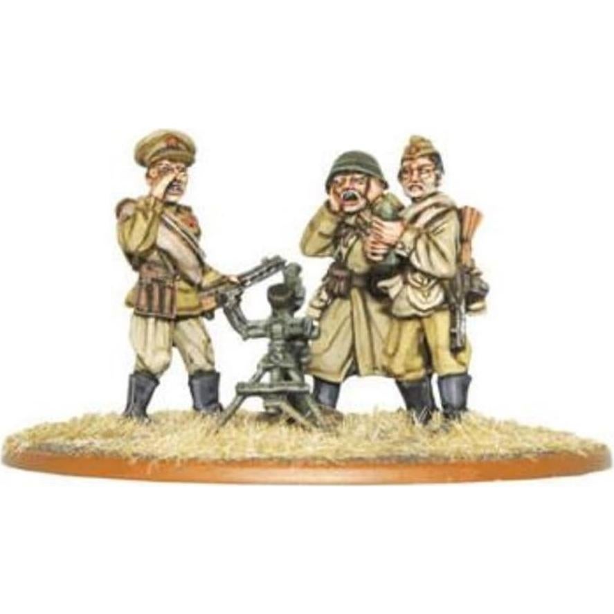 Paquete Inicio Ejército Soviético Warlord 1 Tanque y Mortero