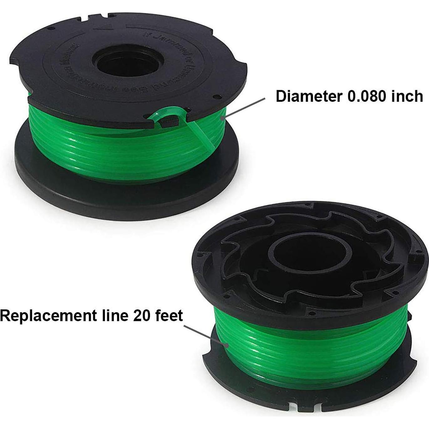 Bobina de hilo THTEN SF-080 para Black & Decker 6,10 m