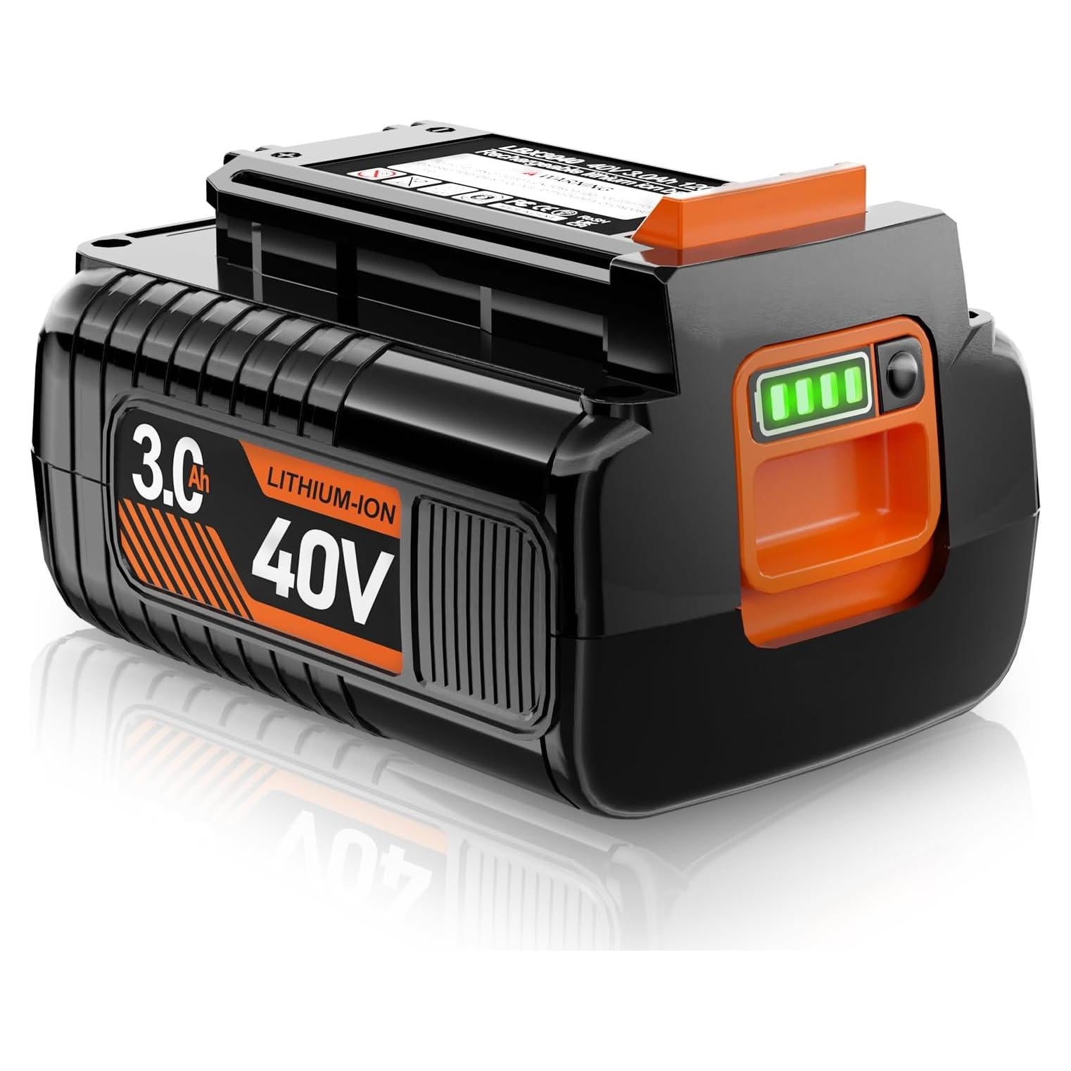 Batería de Reemplazo 3.0Ah TenHutt para Black&Decker 40V