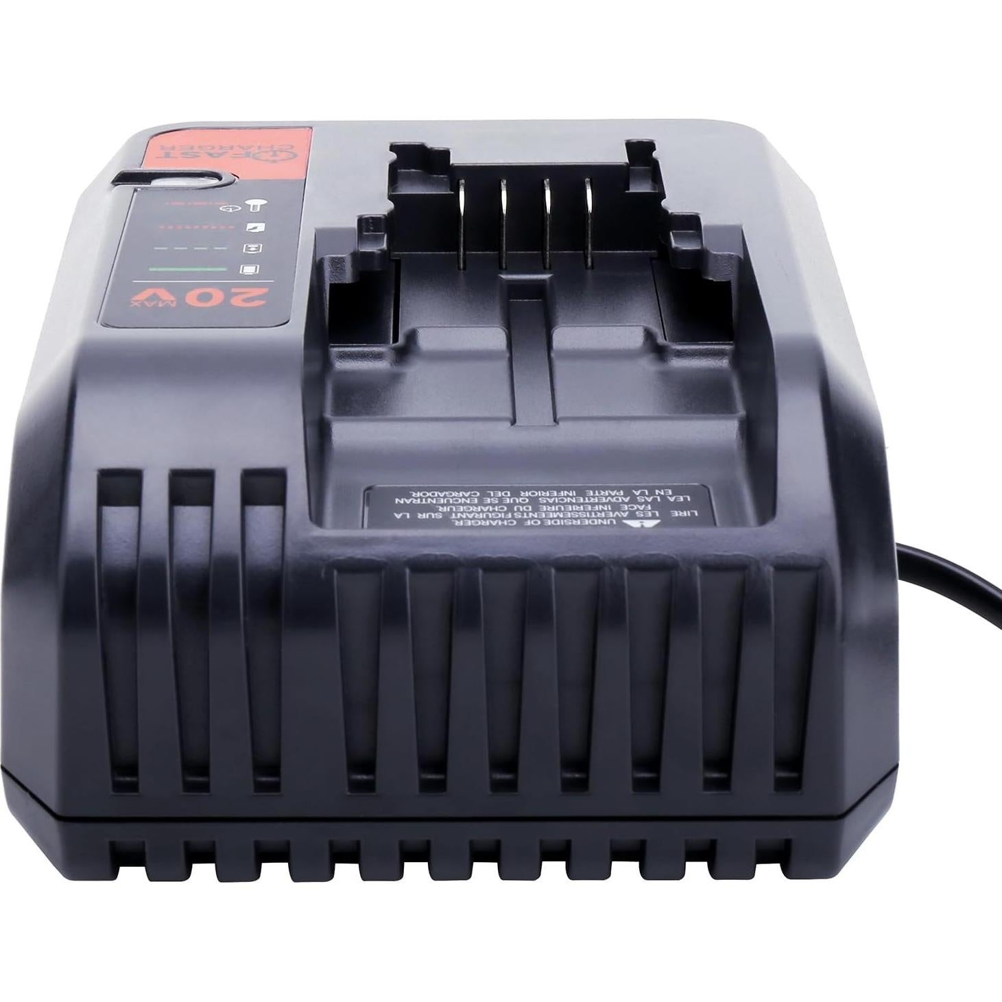 Cargador de Batería 20V Black & Decker BDCAC202B 2A Carga Rápida
