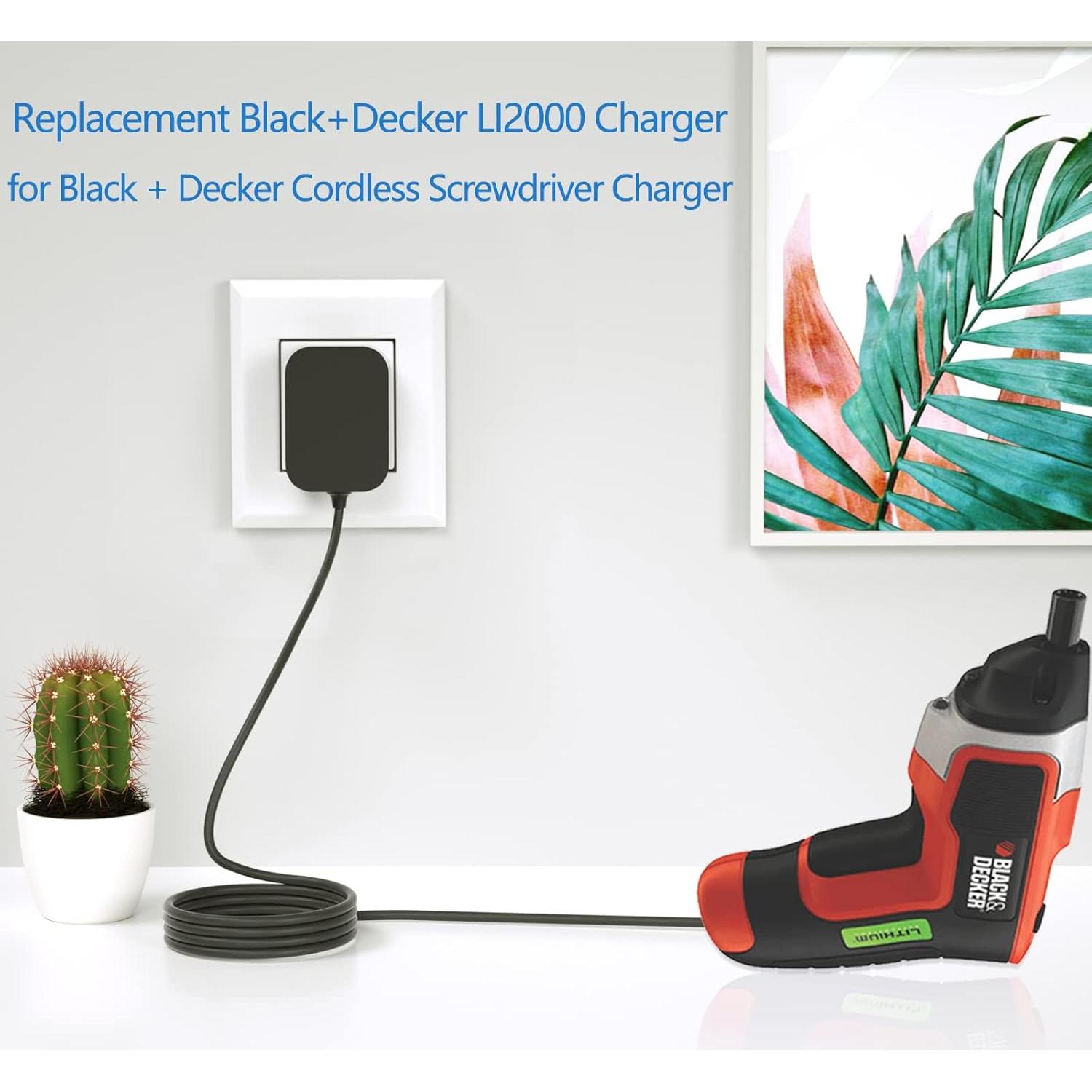 Cargador VHBW 9V para Destornillador Inalámbrico Black Decker