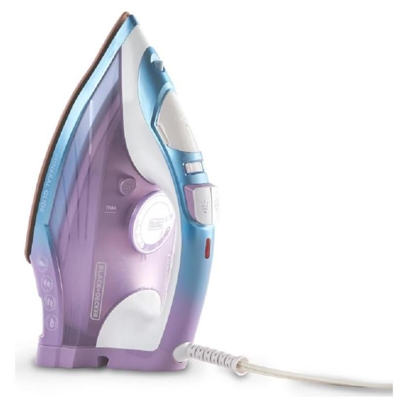 Plancha de Vapor BLACK+DECKER IR2323, Suela Cerámica 140g