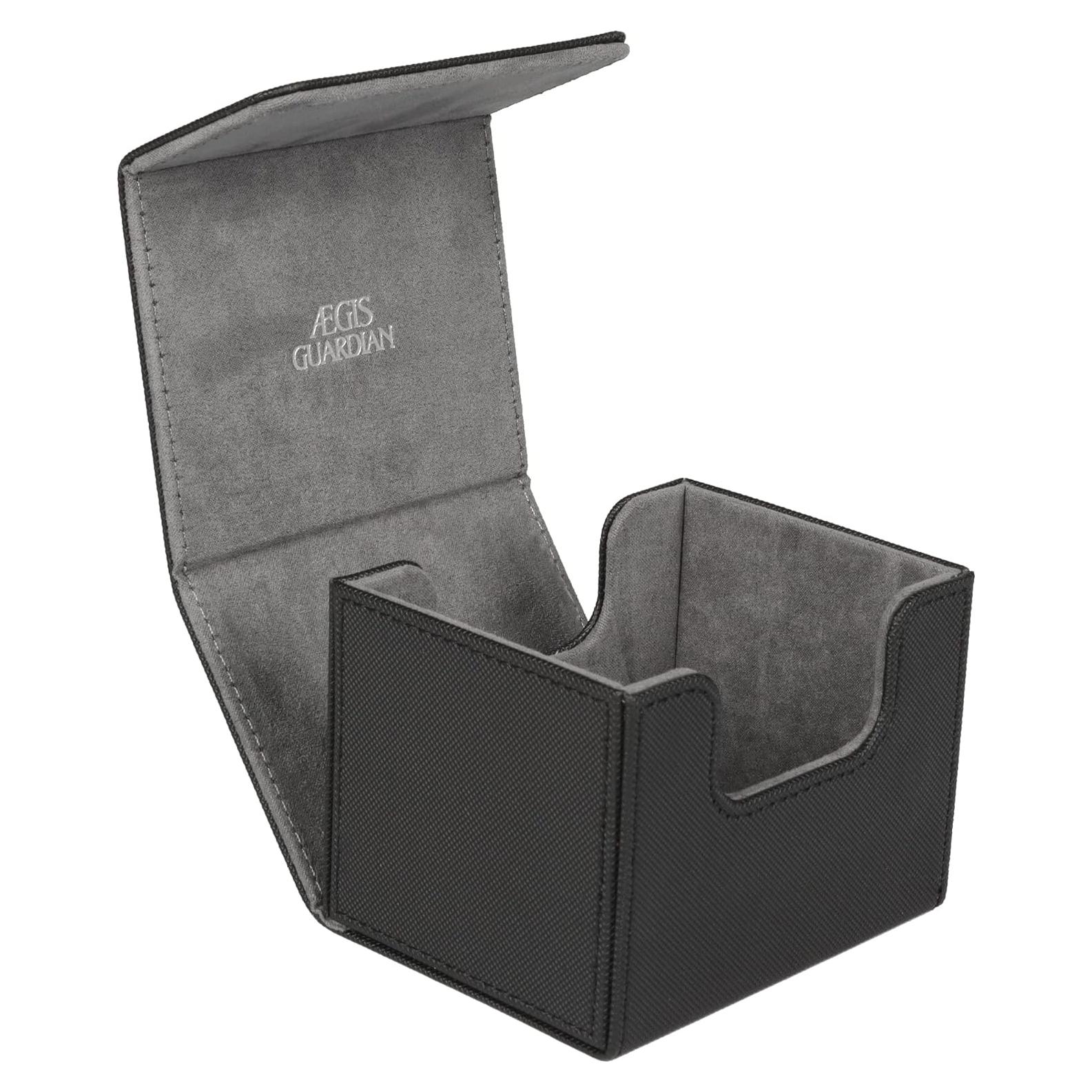 Caja de Cartas GIS GUARDIAN para MTG, 120+ cartas, Cuero