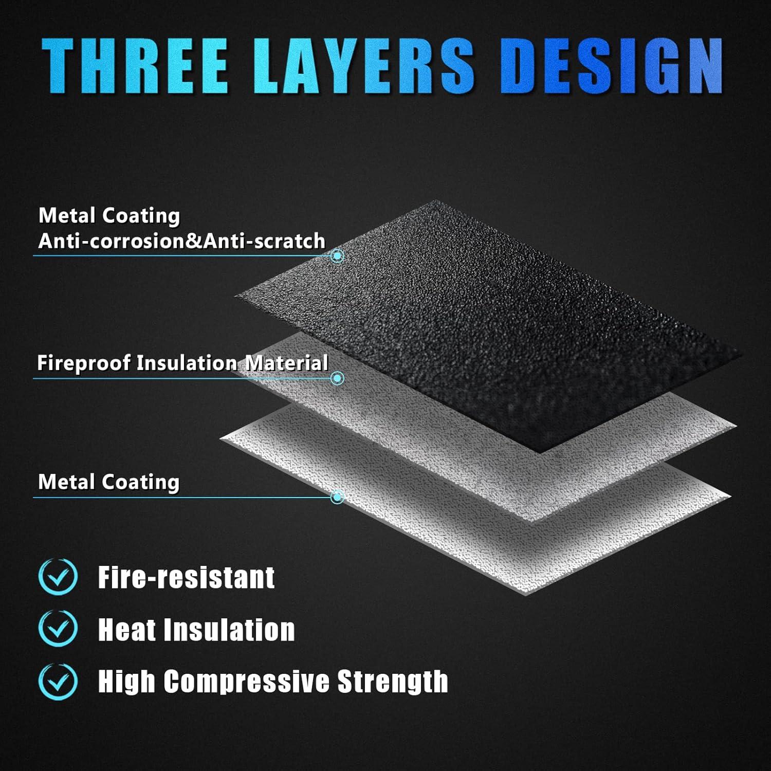 Caja Fuerte Resistente al Fuego Xydled 32.5x21.6x11.4cm Negra