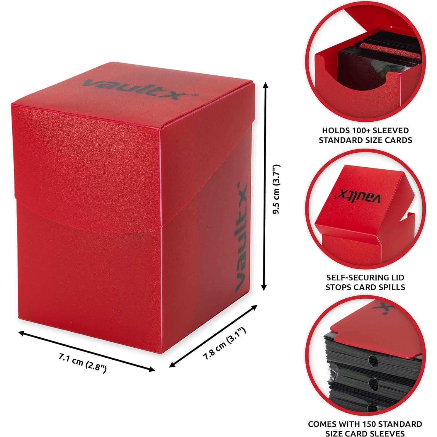 Caja de Barajas Vault X + 150 Fundas Negras TCG