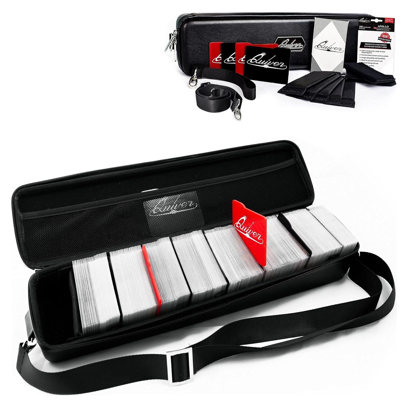 Funda de Transporte Quiver Time Negra para Cartas TCG