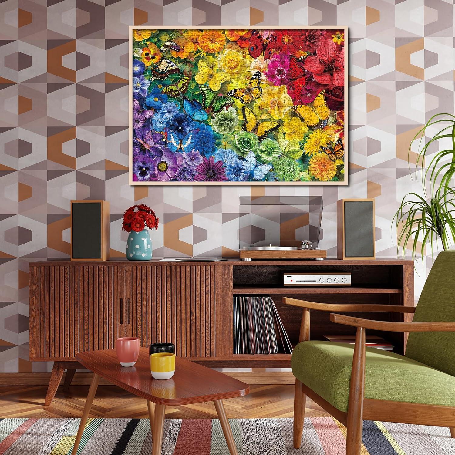 Rompecabezas BBOLDIN Mariposa Floral 1000 Piezas 60,45 cm