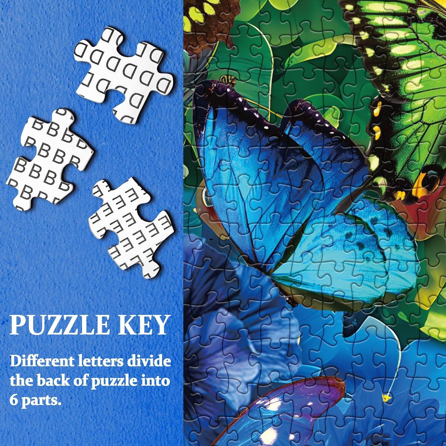 Rompecabezas BBOLDIN Mariposa Floral 1000 Piezas 60,45 cm