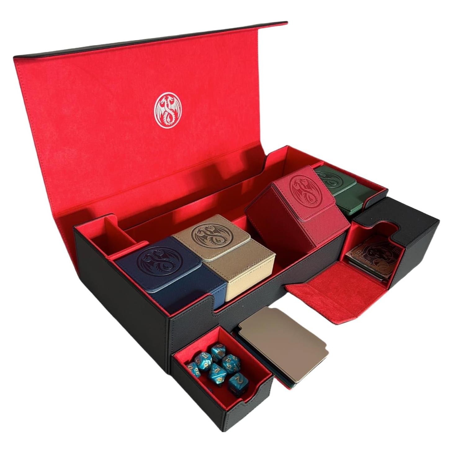 Juego de Caja de Cartas Fexovirs 8 en 1 para 2400 cartas