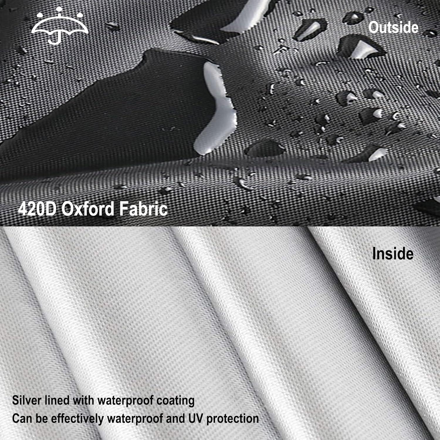 Cubierta de Caja de Deck Kingling 129x71x63 cm Impermeable