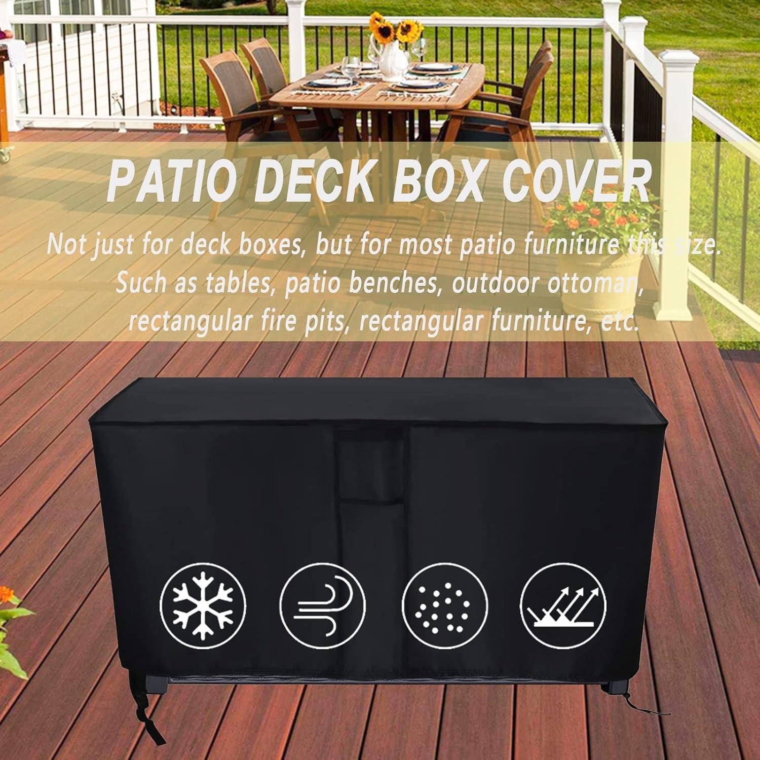 Cubierta de Caja de Deck Kingling 129x71x63 cm Impermeable