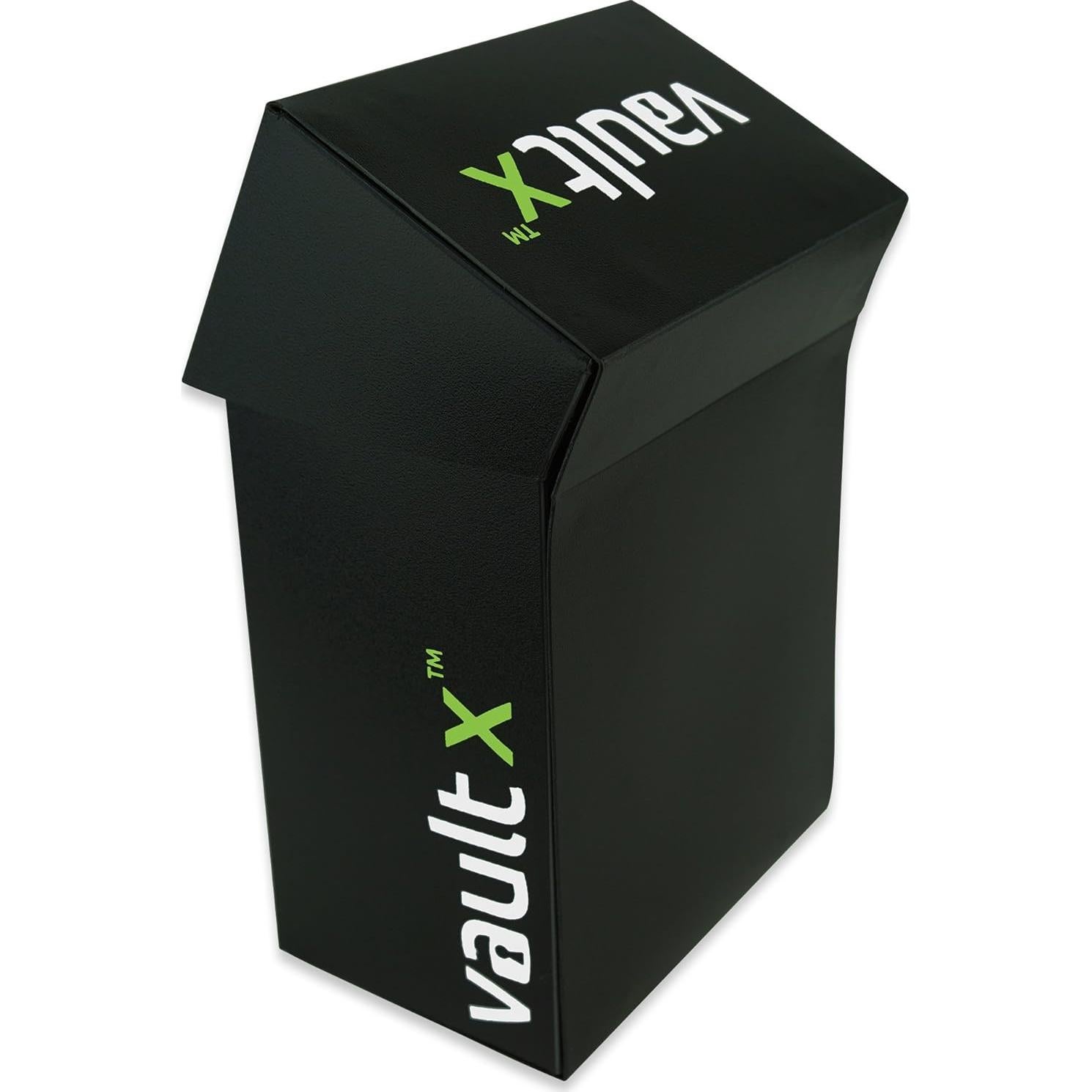 Caja de Cartas Vault X + 100 Fundas Negras para TCG