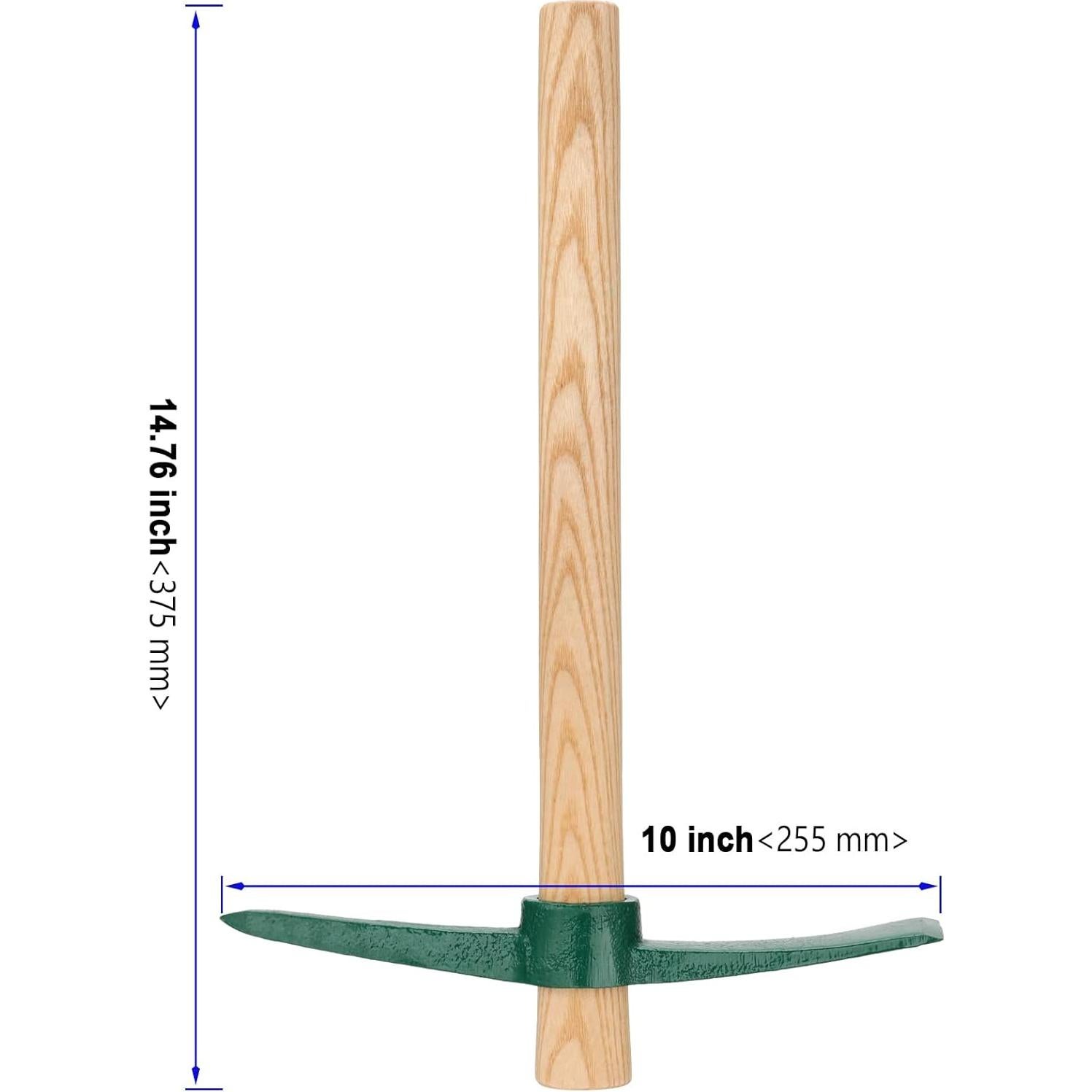4 Piezas Azada de Pico KOHAND 38,1x25,4 cm Doble Cabeza
