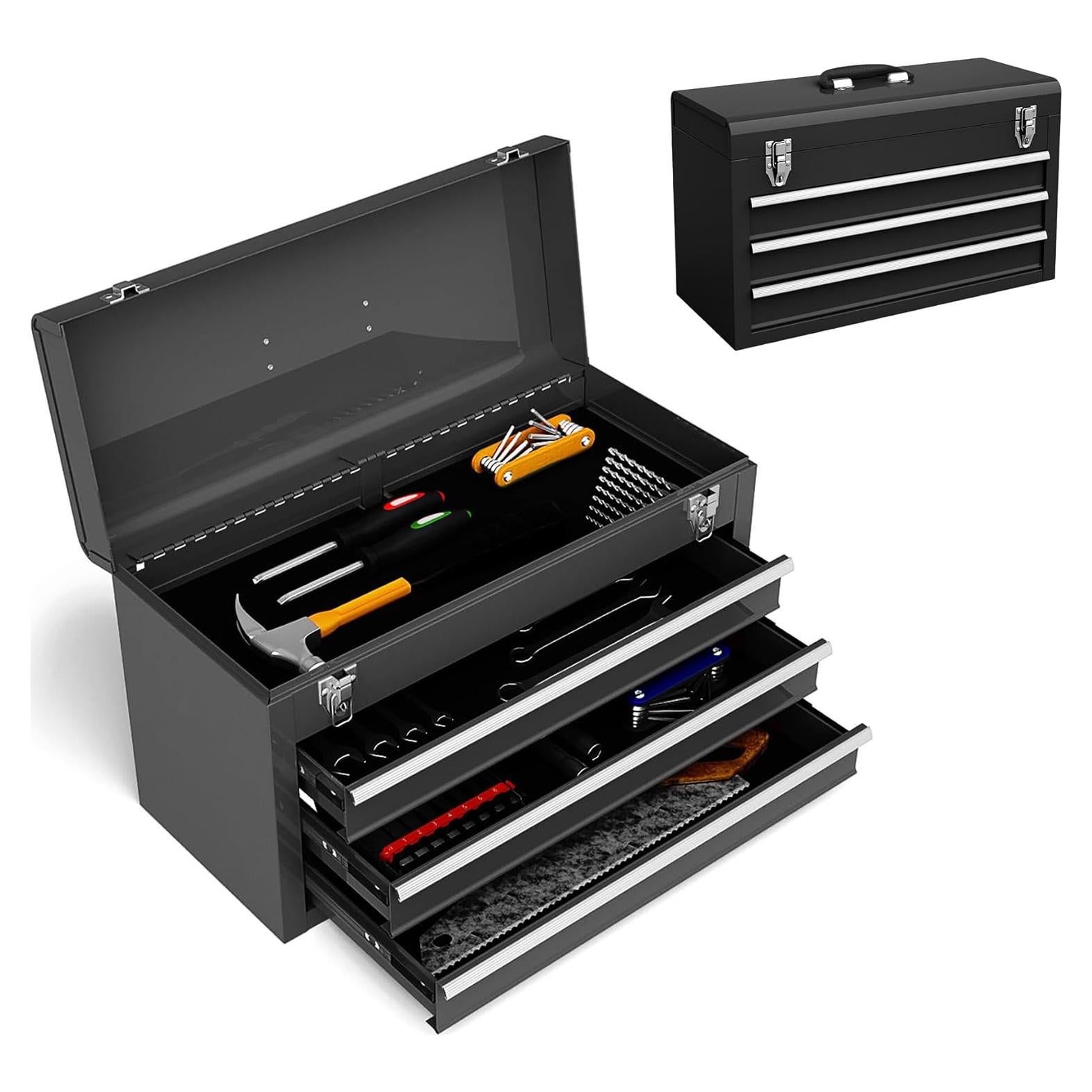 Caja de Herramientas Portátil ERGOMASTER 3 Cajones Acero