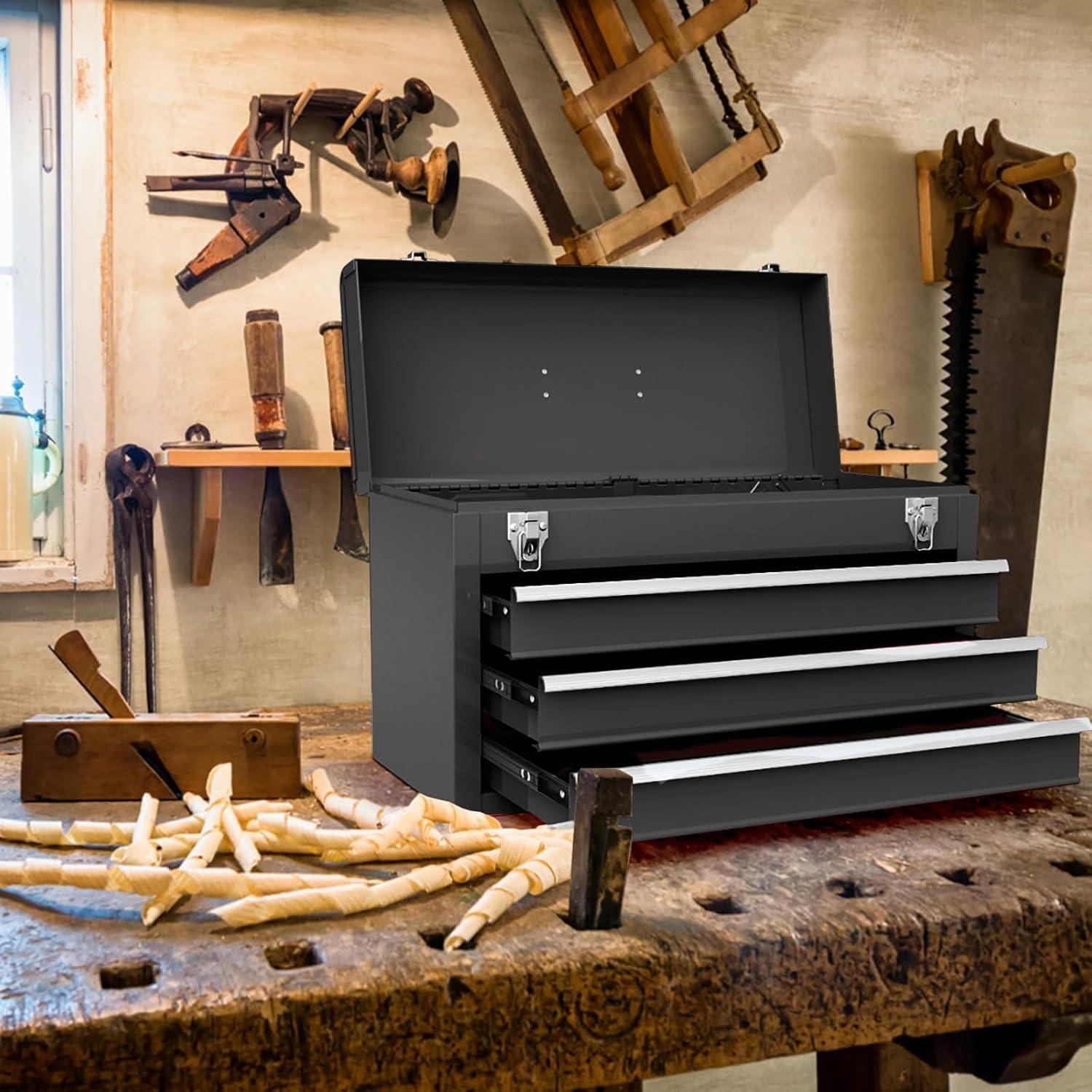 Caja de Herramientas Portátil ERGOMASTER 3 Cajones Acero