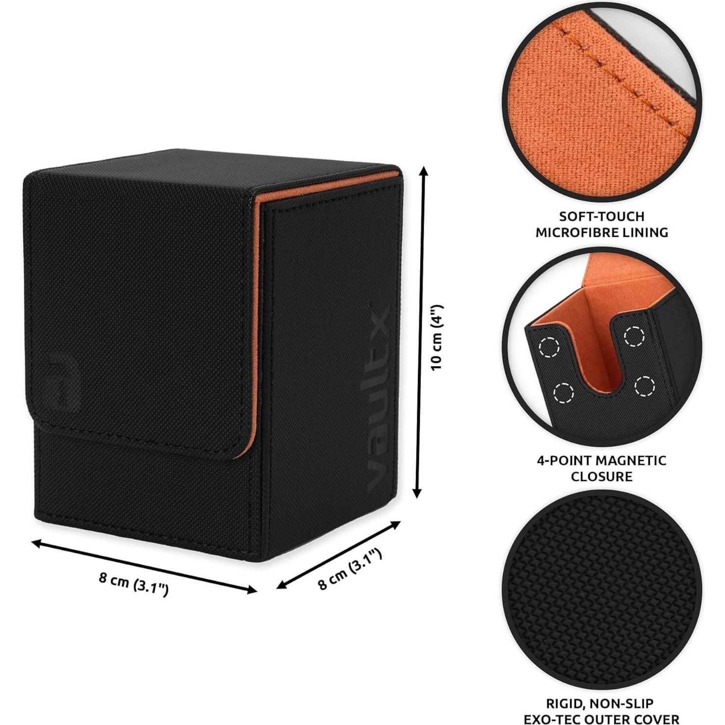 Caja de Almacenamiento Vault X para 80 Cartas TCG Magnética