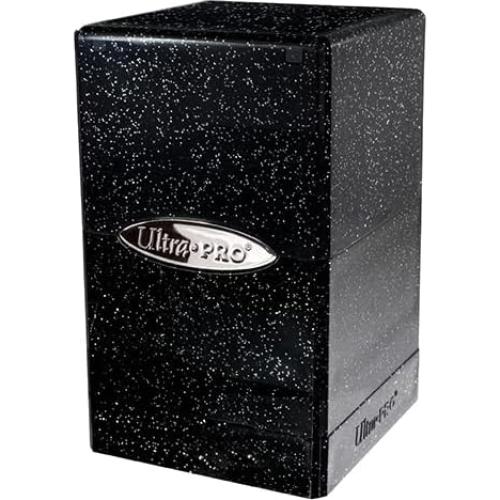 Caja de Cartas Ultra PRO Satin Tower 100+ Brillante Negra