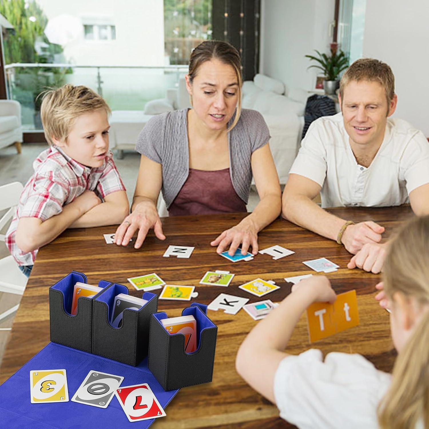 Caja de Barajas FOTEEMO 3 en 1 para 300+ Cartas