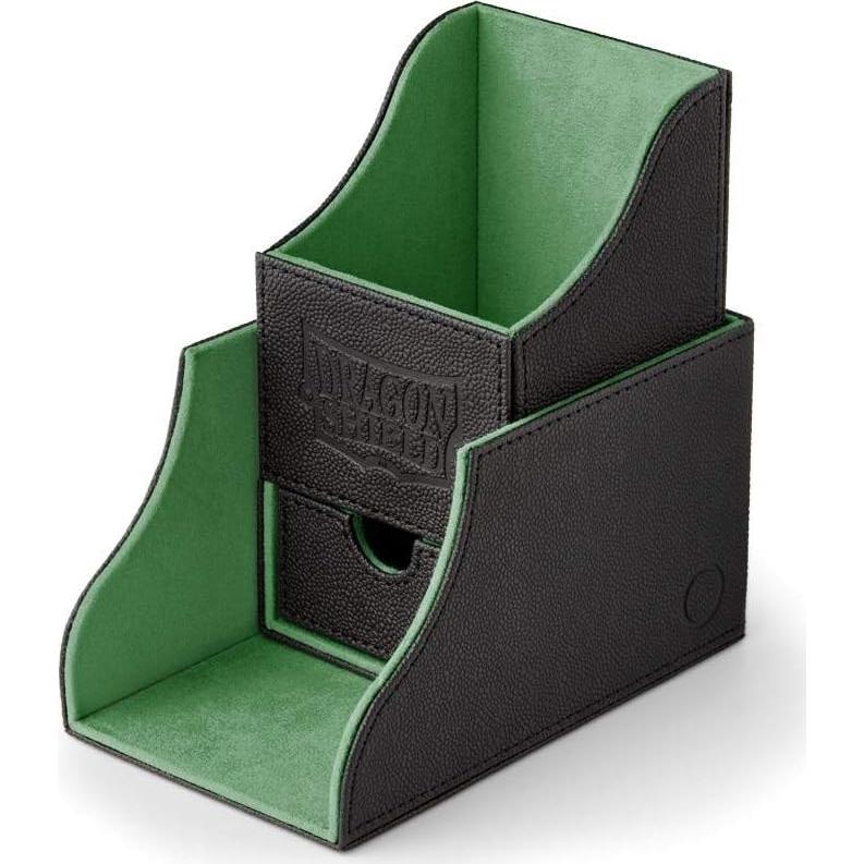 Caja de Cartas Dragon Shield Nest+ Negra y Verde 100 Cartas