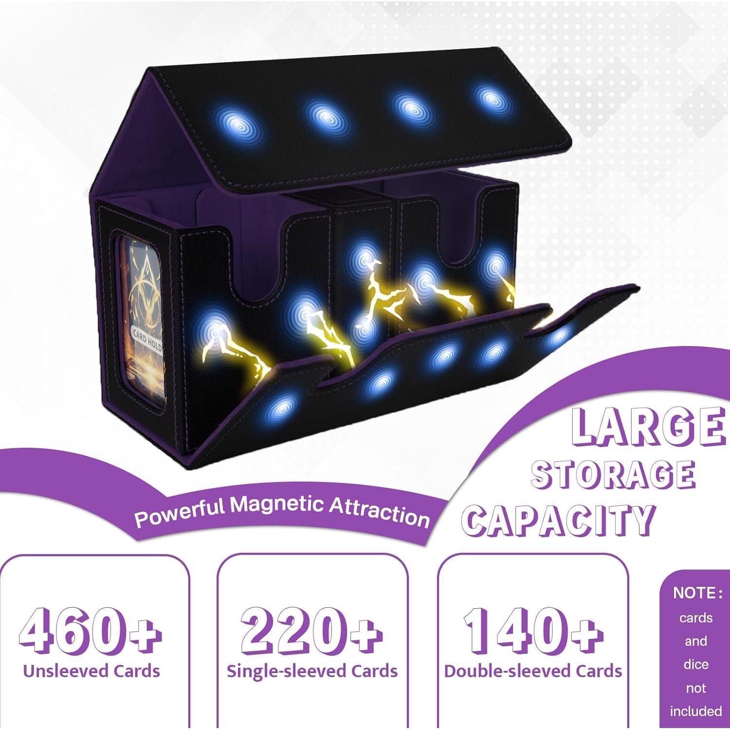 Caja de Cartas MTG Jeixynik 3-en-1 para 220+ Cartas