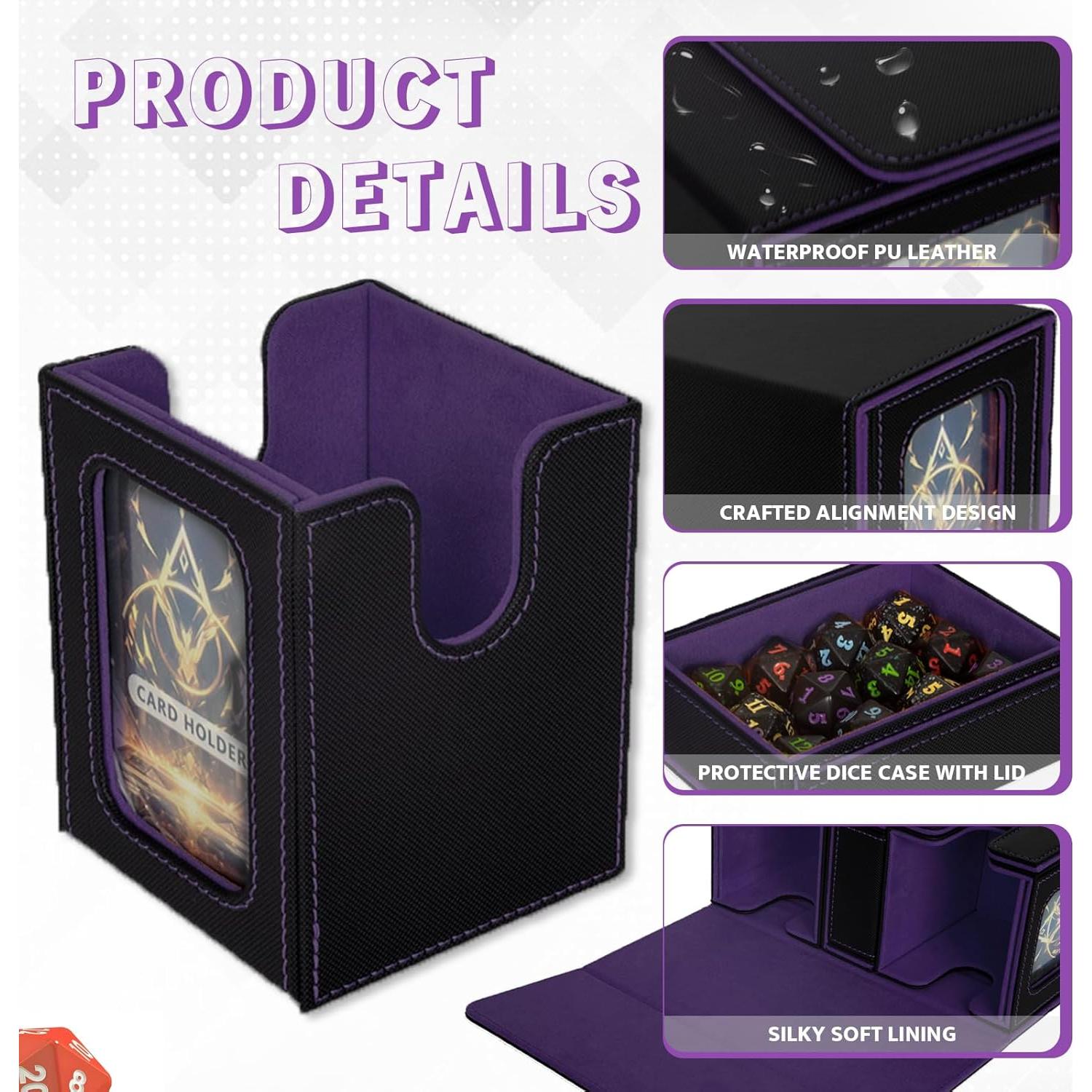 Caja de Cartas MTG Jeixynik 3-en-1 para 220+ Cartas