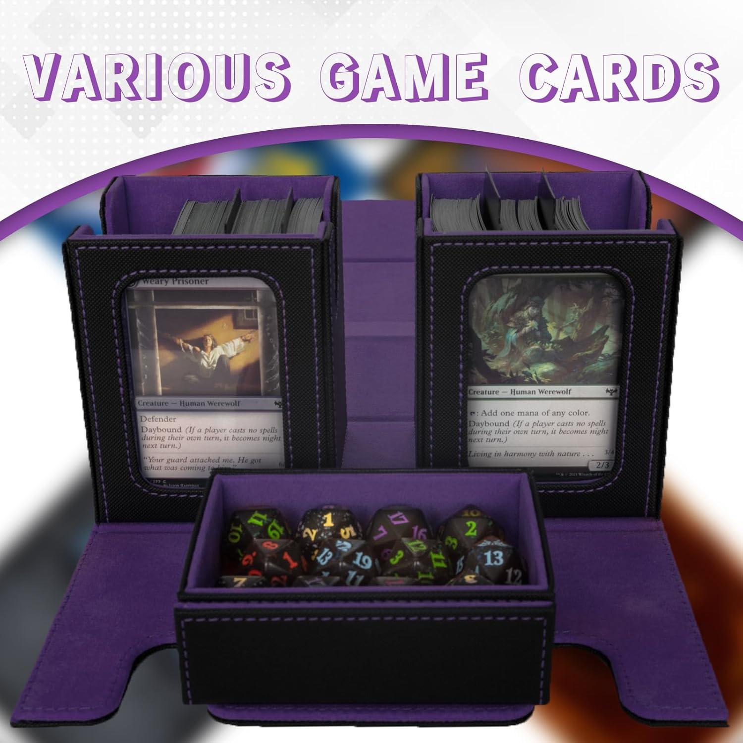 Caja de Cartas MTG Jeixynik 3-en-1 para 220+ Cartas