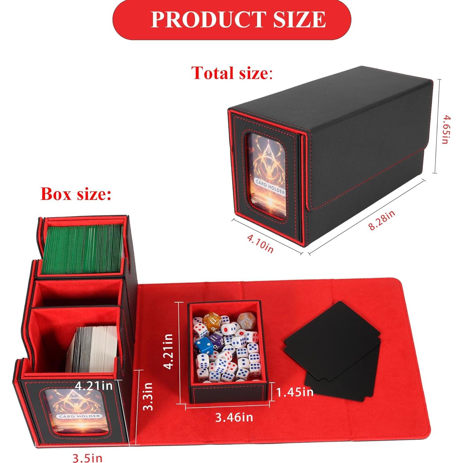 Caja de Barajas DoawBang para 240 Cartas con Cierre Magnético