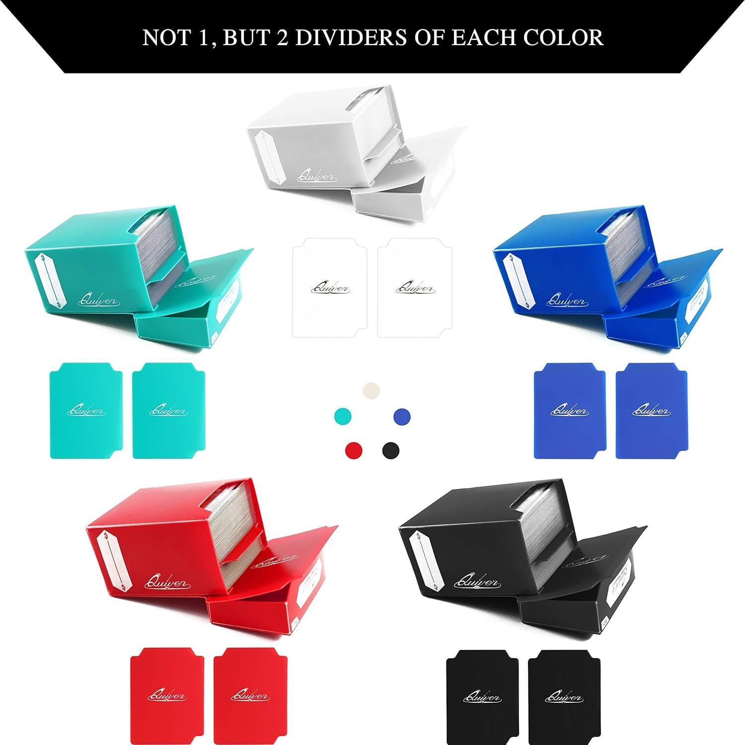 Caja de Cartas Quiver Time 80+ Set de 5 Colores