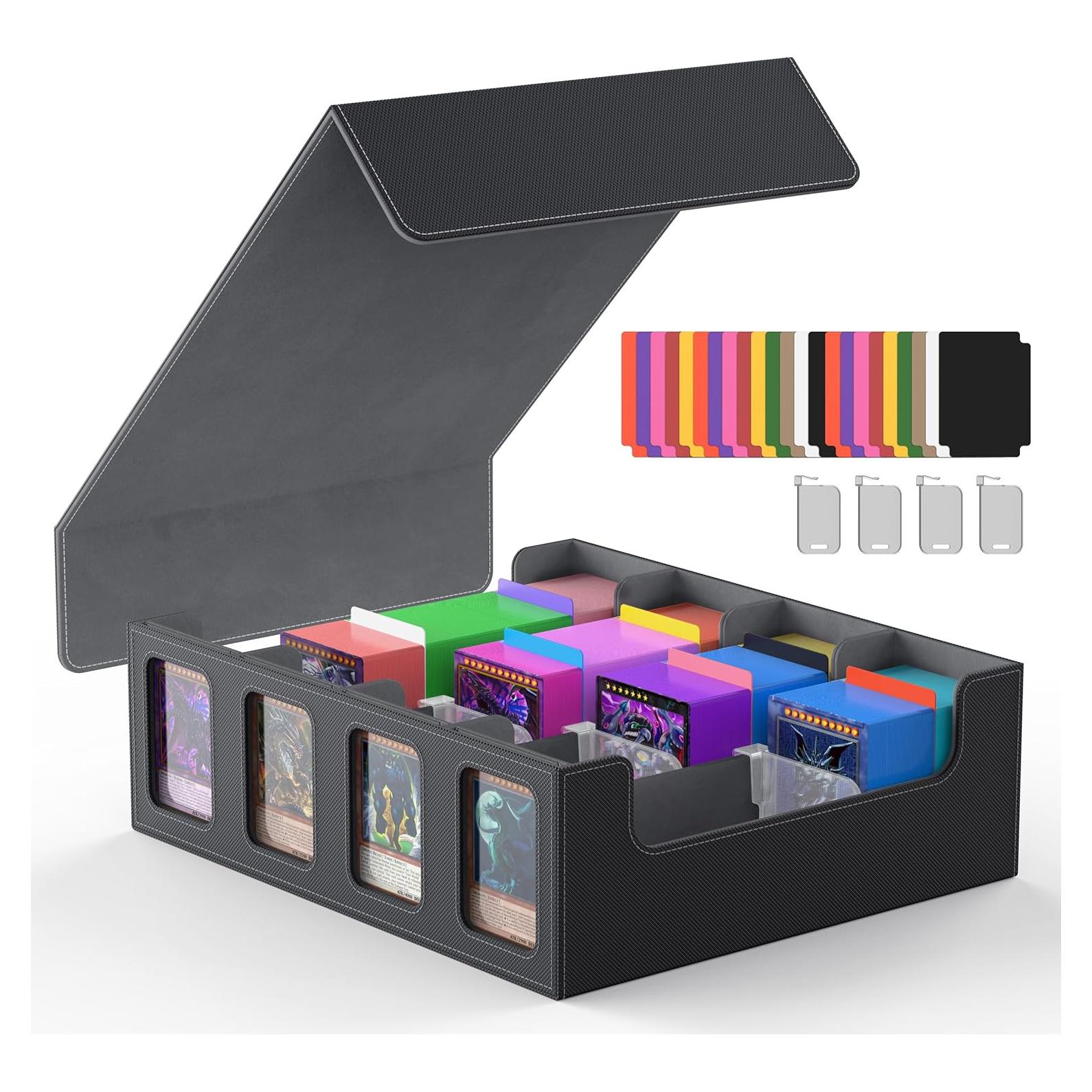 Caja de Almacenamiento de Cartas Miroddi 3000+ con Divisores