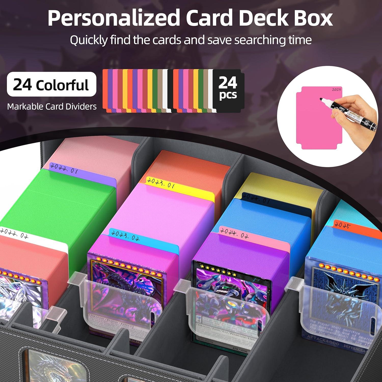 Caja de Almacenamiento de Cartas Miroddi 3000+ con Divisores