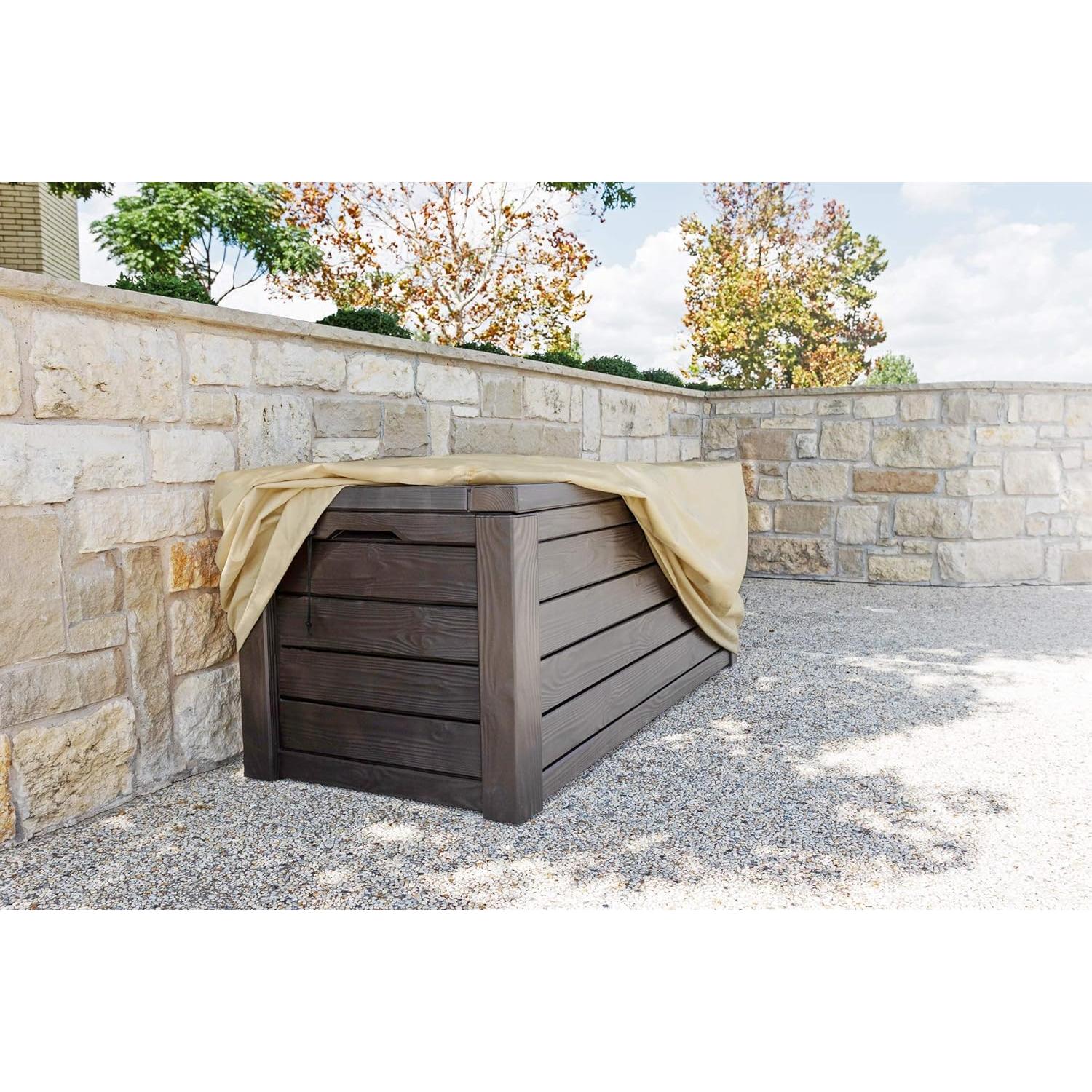 Cubierta de Caja de Patio Sturdy Covers 600D Grande Impermeable