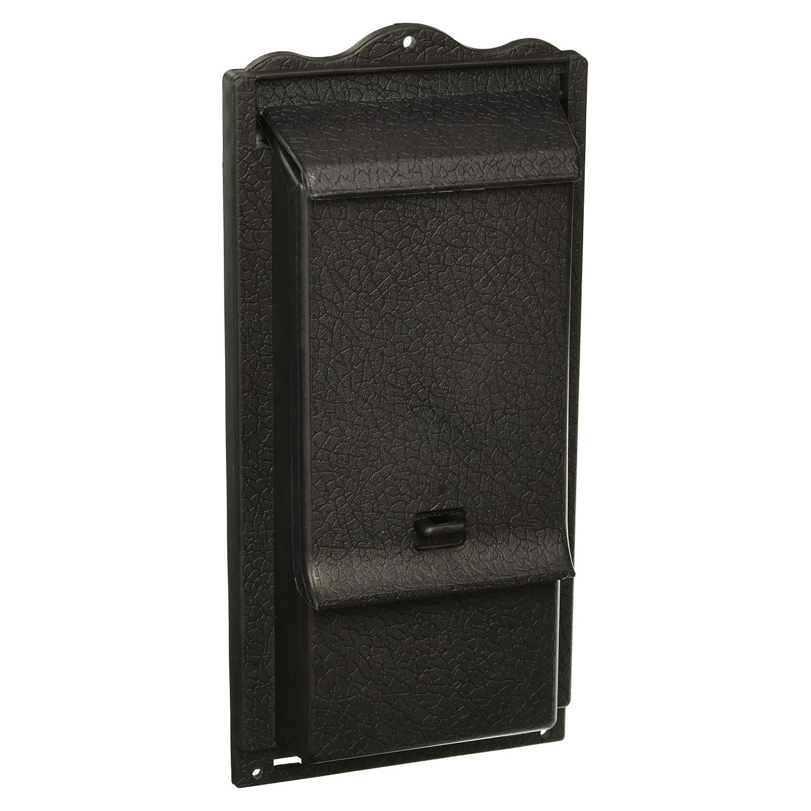 UltraHrdw 10215 Box Mail VERT Black Plastic