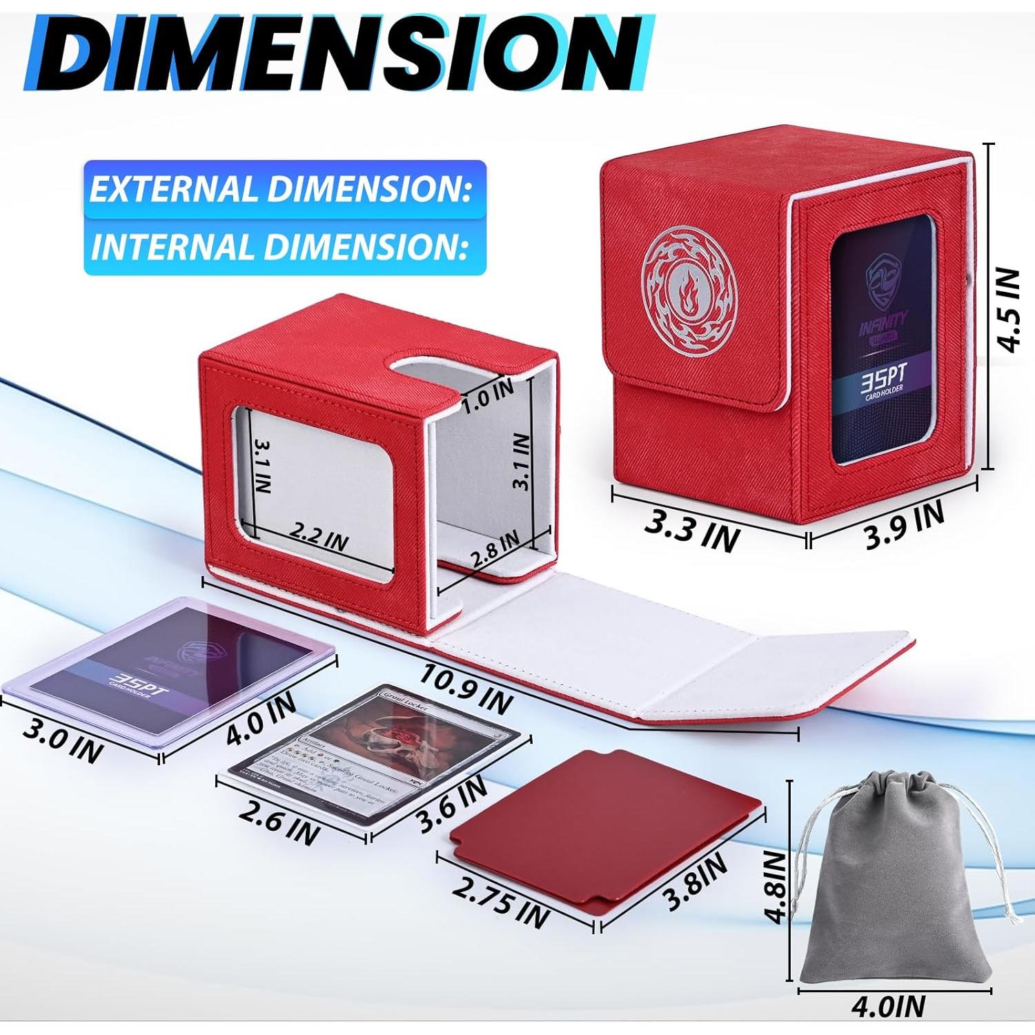 Caja de Cartas Infinity Guard para 230 Cartas Doble Manga