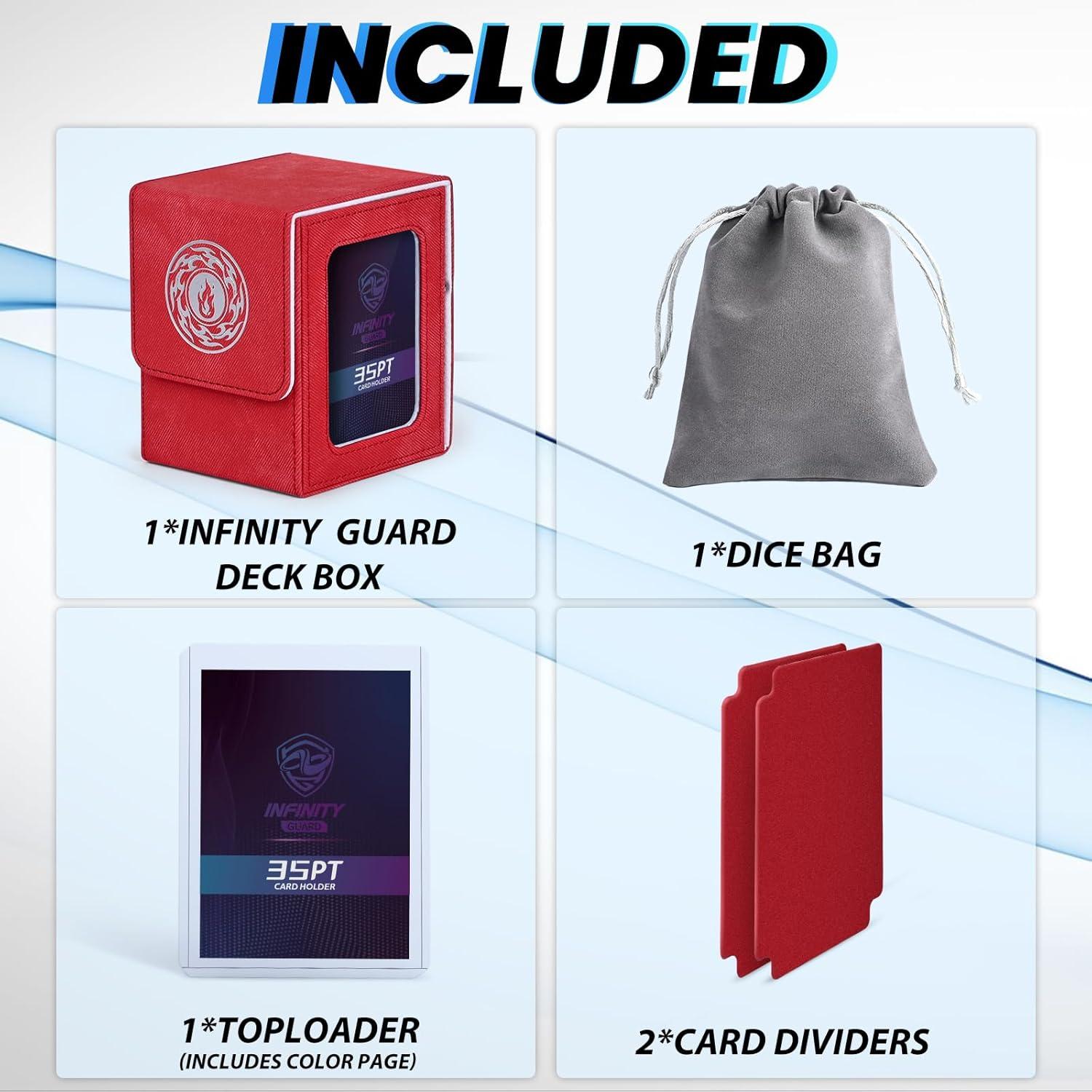 Caja de Cartas Infinity Guard para 230 Cartas Doble Manga
