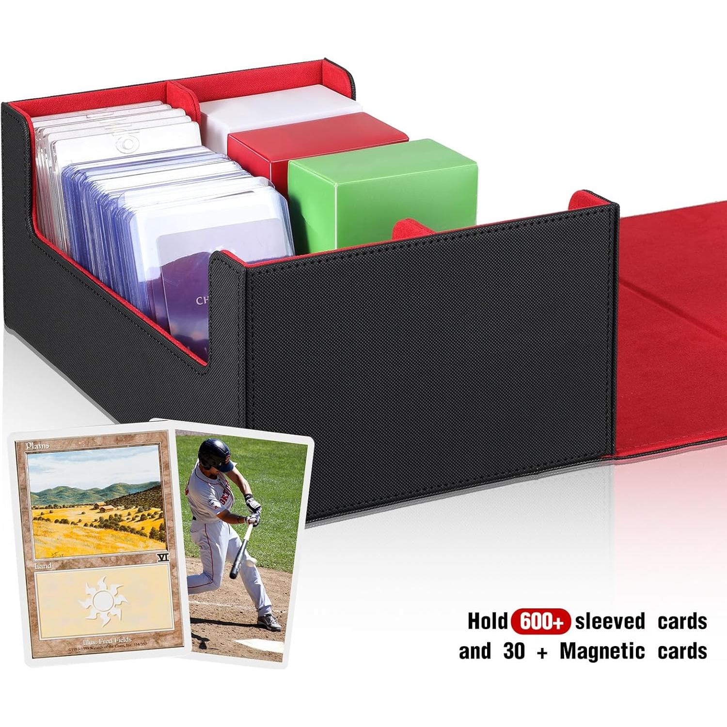 Caja de Cartas Yexiya 7 Piezas con Estuche de Cuero